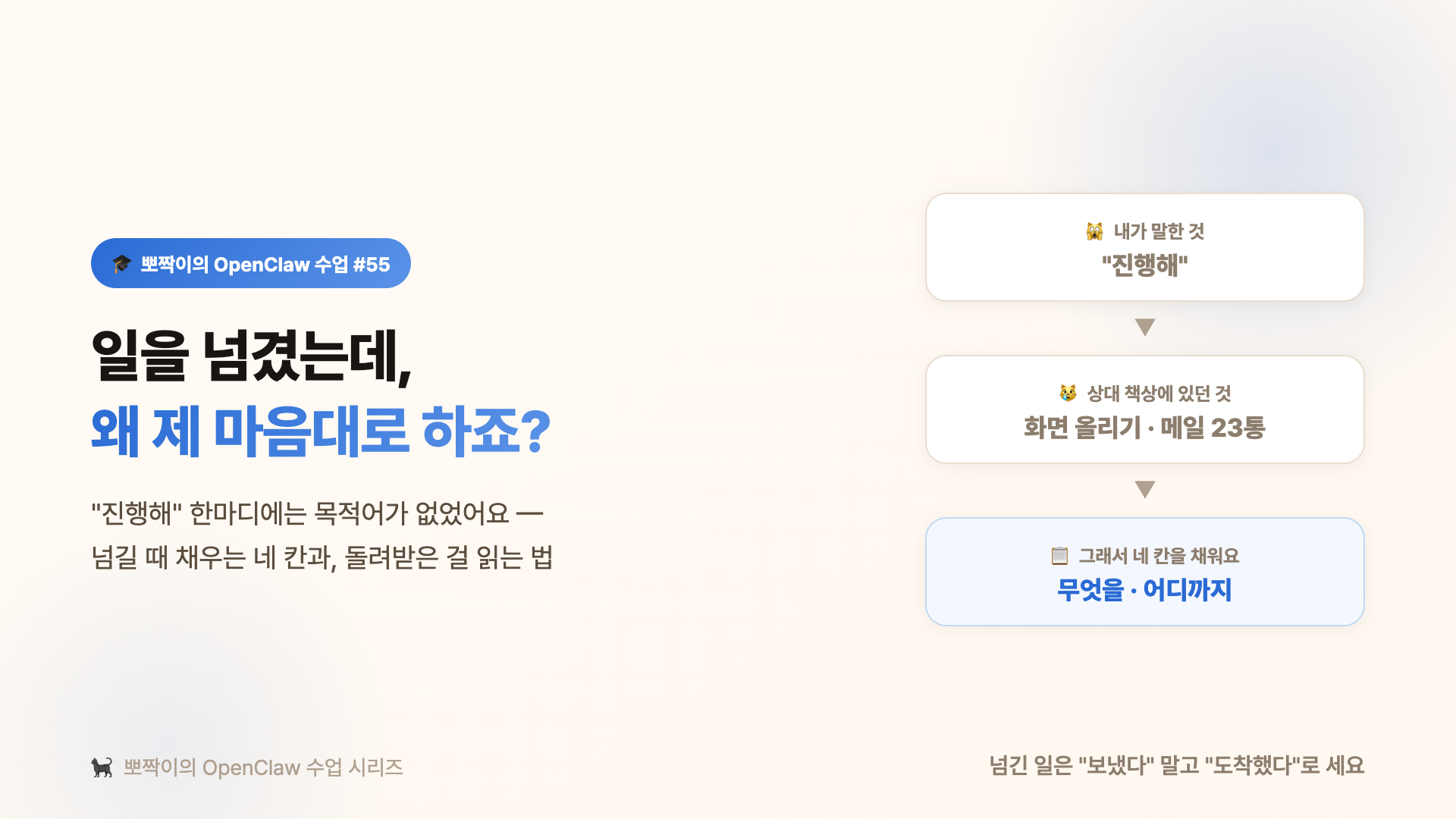수업 #55 커버