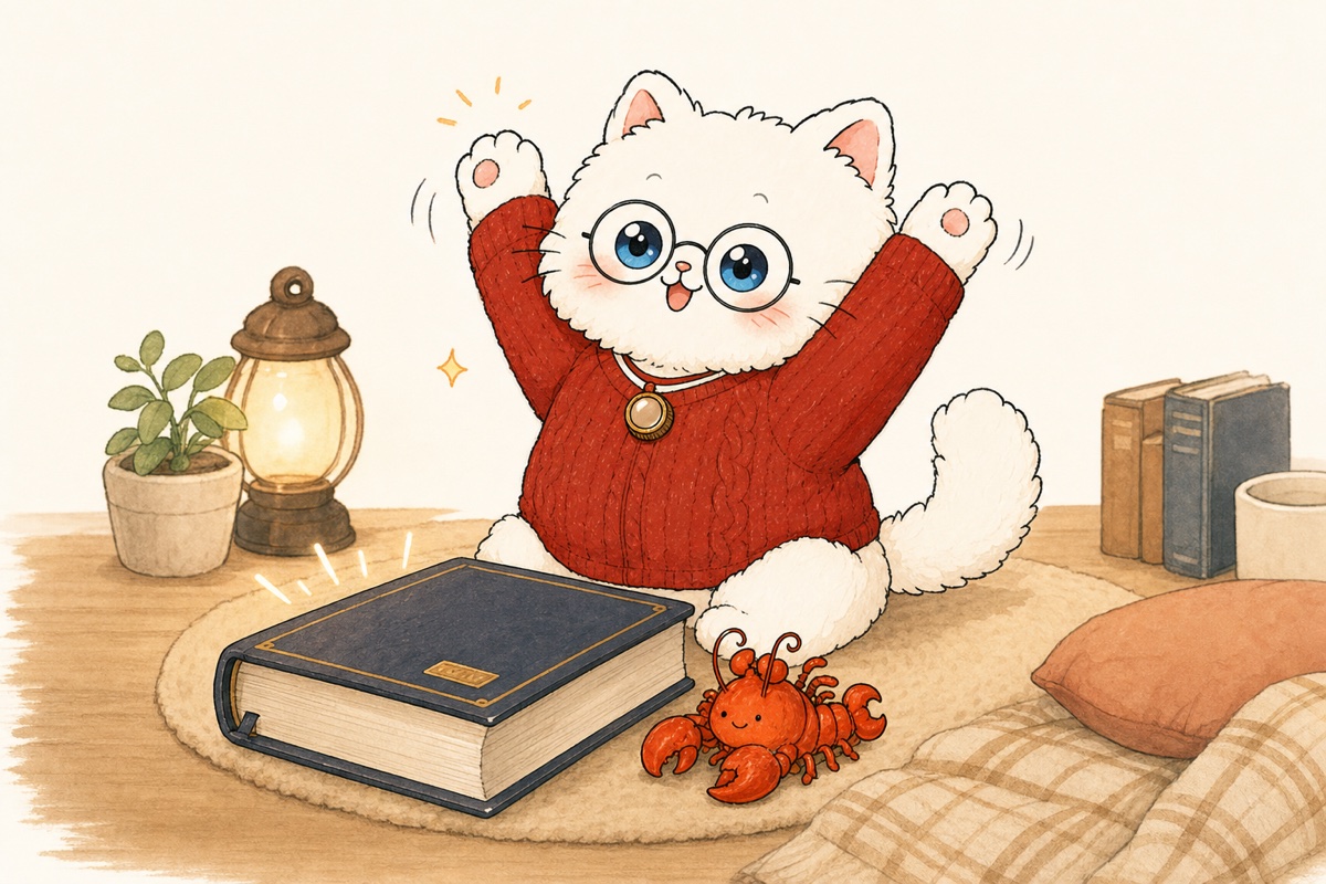책 덮고 기지개