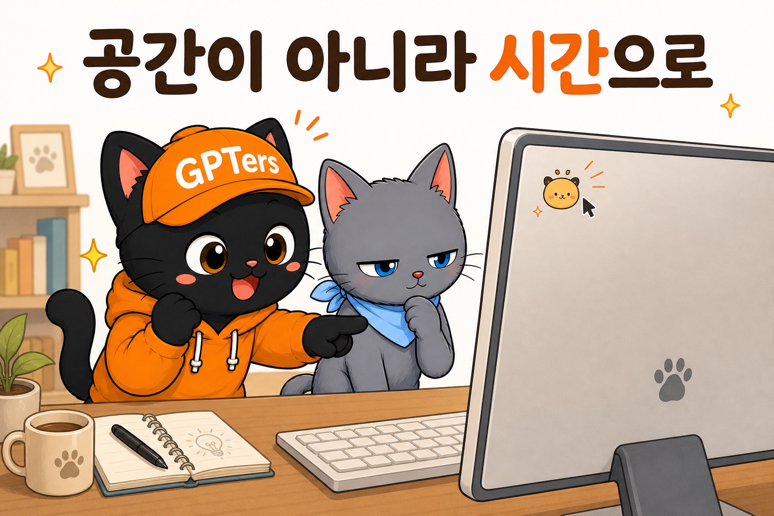 구석에 한 마리만 두는 해법을 찾은 뽀식이